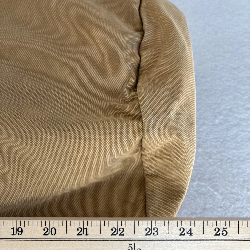 Vintage Rugby Ralph Lauren - Preppy Large Canvas Duffle Weekender Bag Khaki Tan